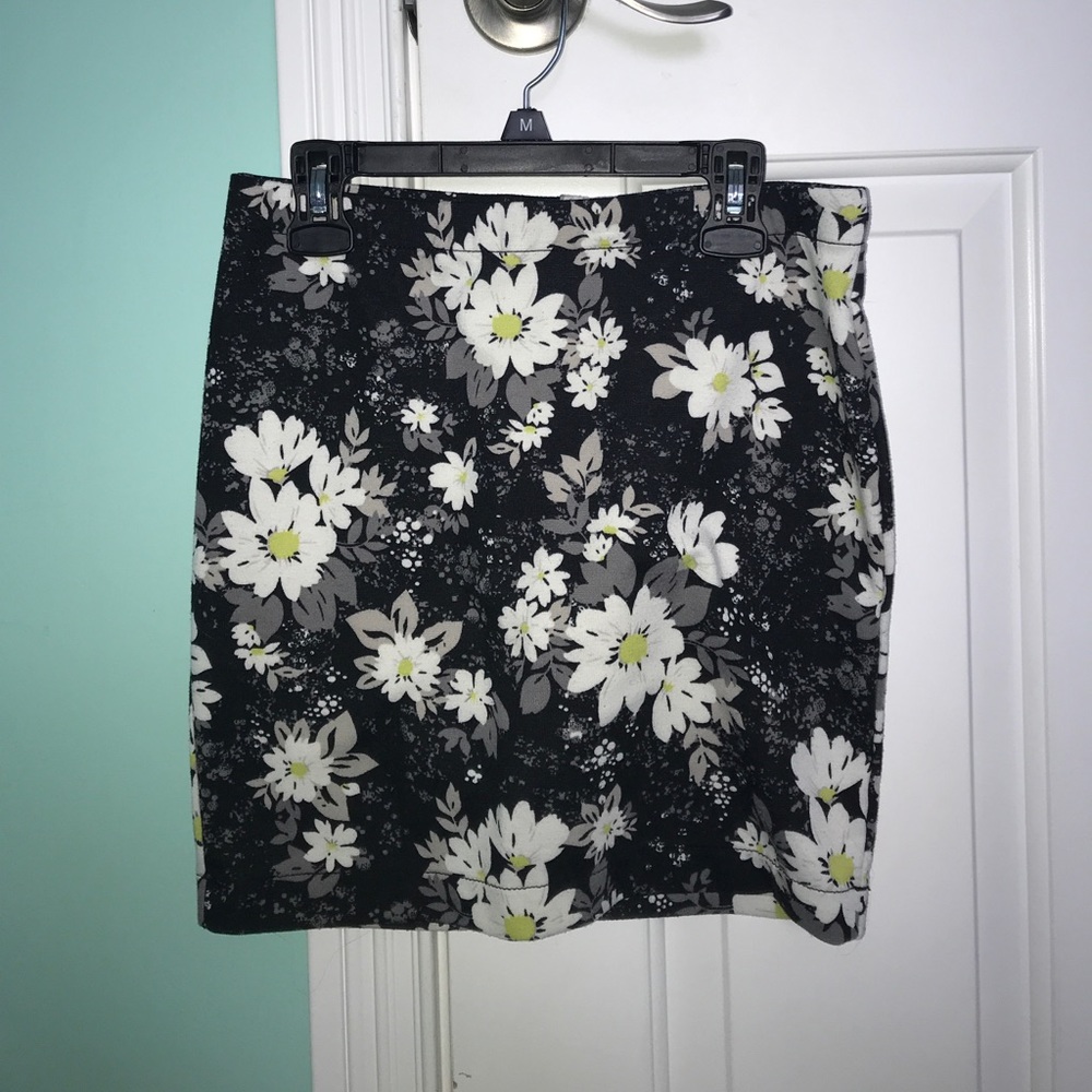 Floral Print Skirt